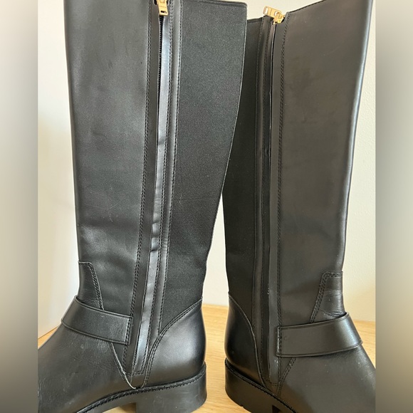 Black Coach Leather Boots - Picture 2 of 8